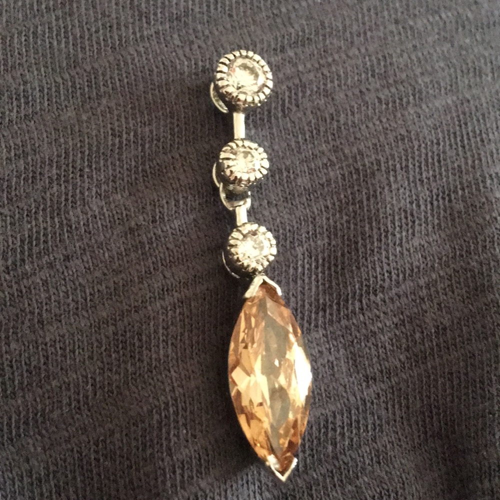 Beautiful champagne marquise pendant